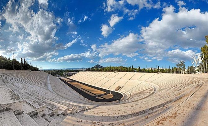 Φωτογραφία από το Καλλιμάρμαρο στάδιο 